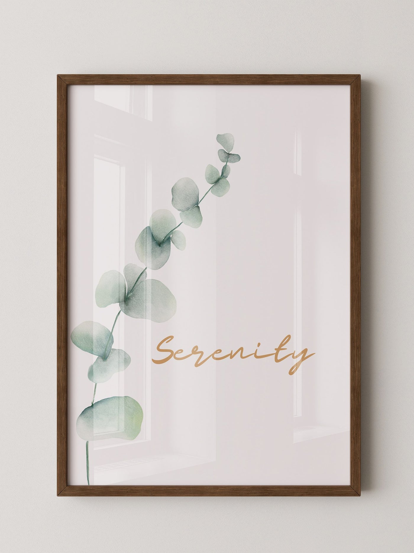 Eukalyptus Aquarell schlicht
