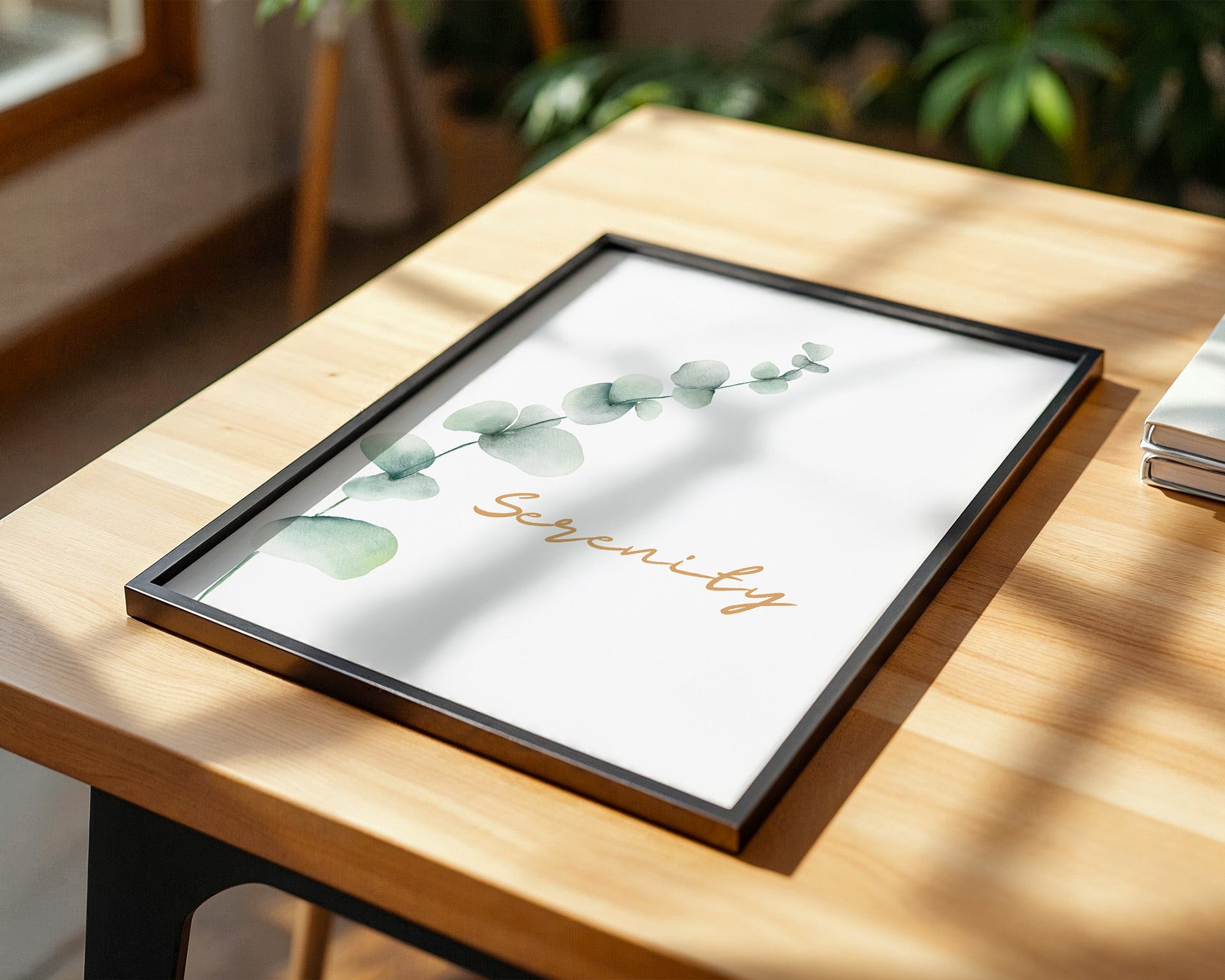 Eukalyptus Aquarell schlicht