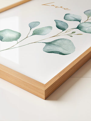 Eukalyptus Aquarell Liebe