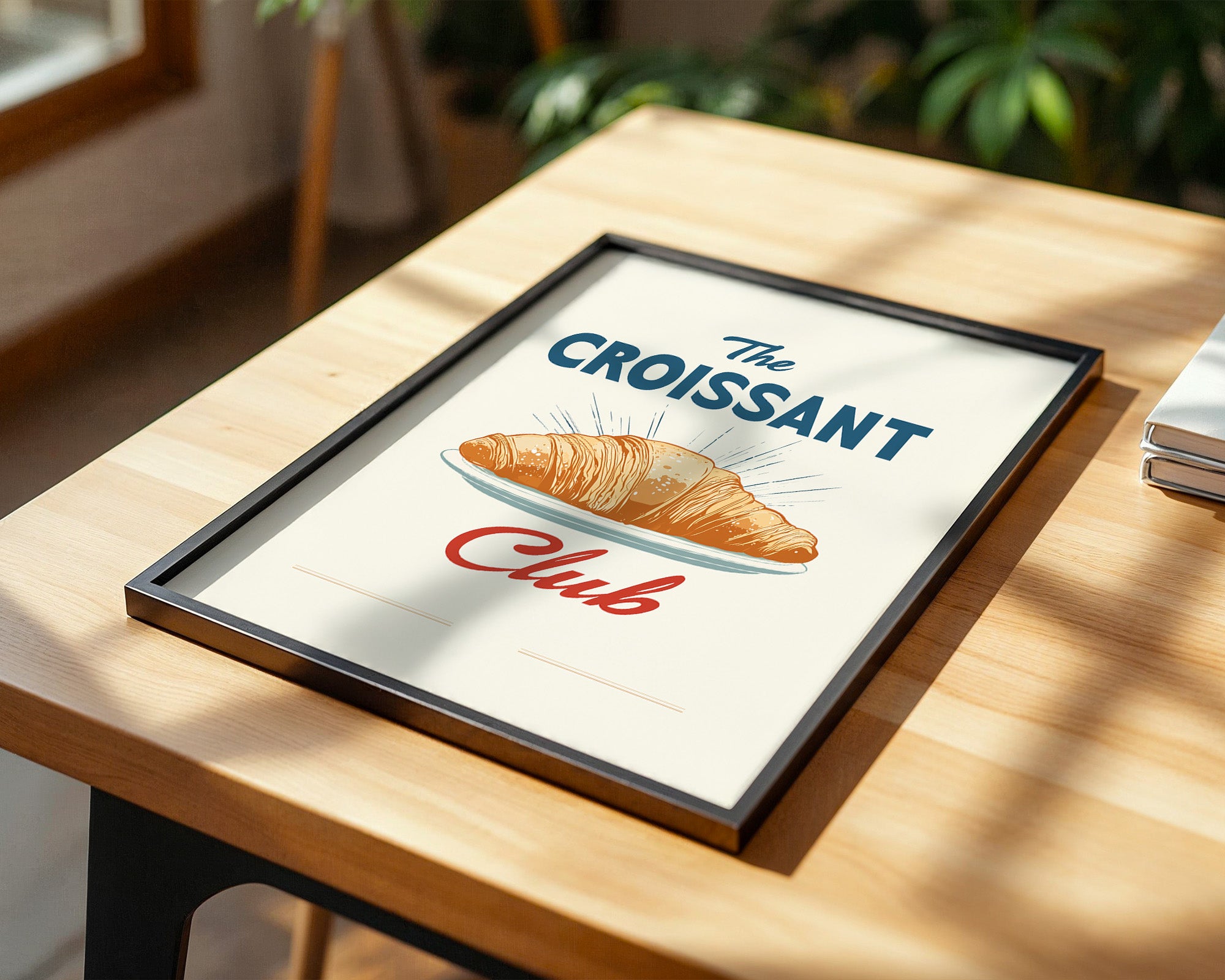 Croissant Vintage Stil