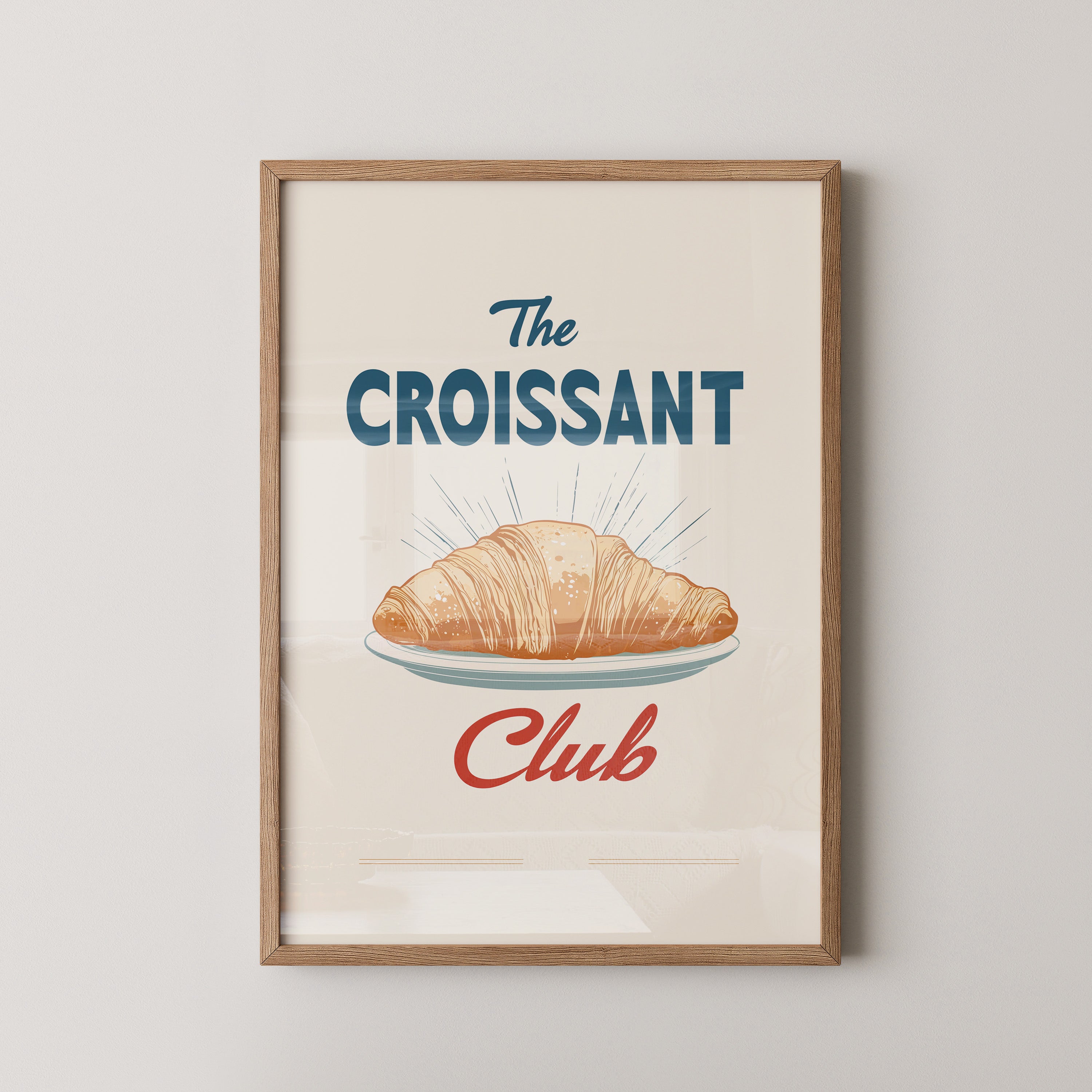 Croissant Vintage Stil