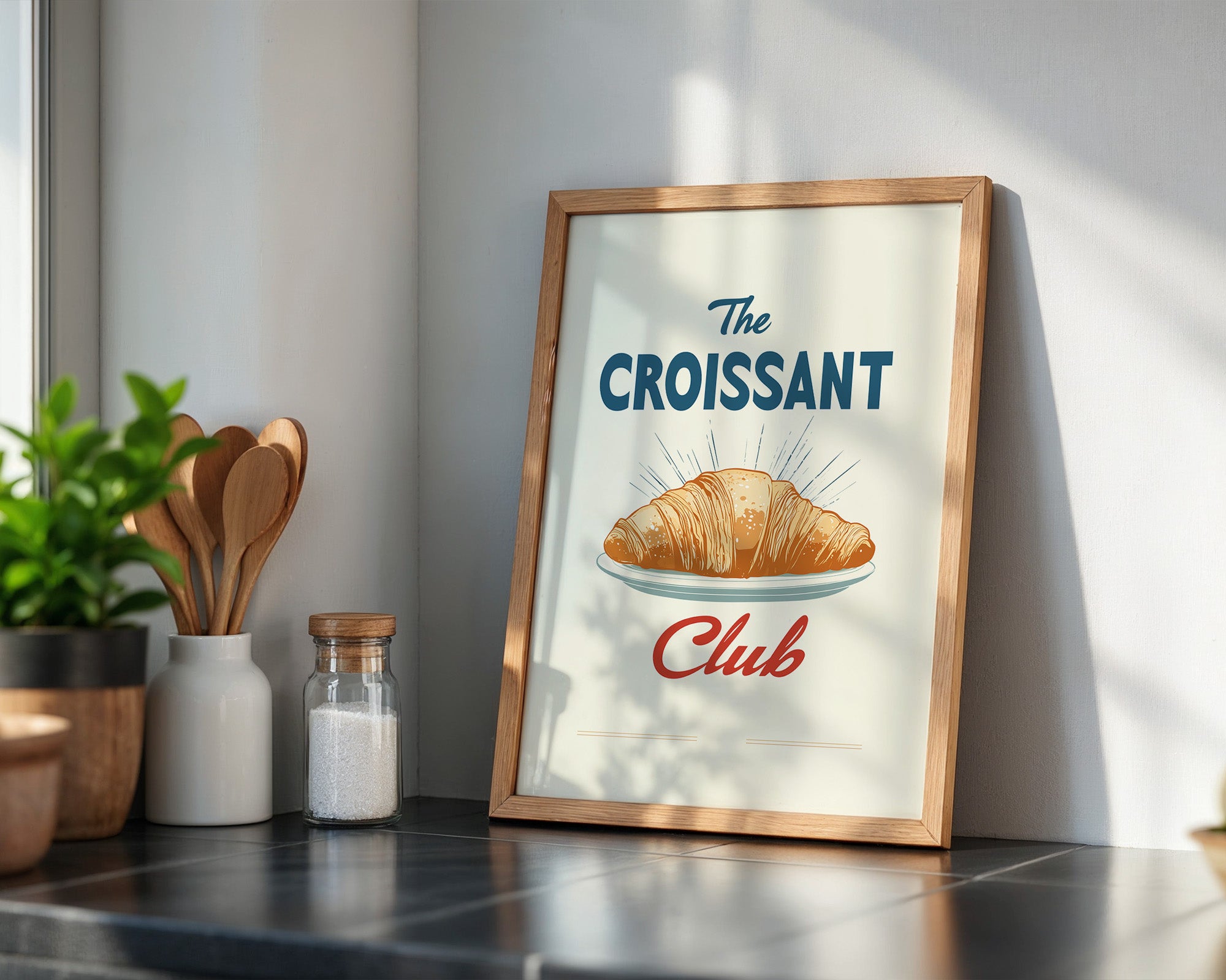 Croissant Vintage Stil