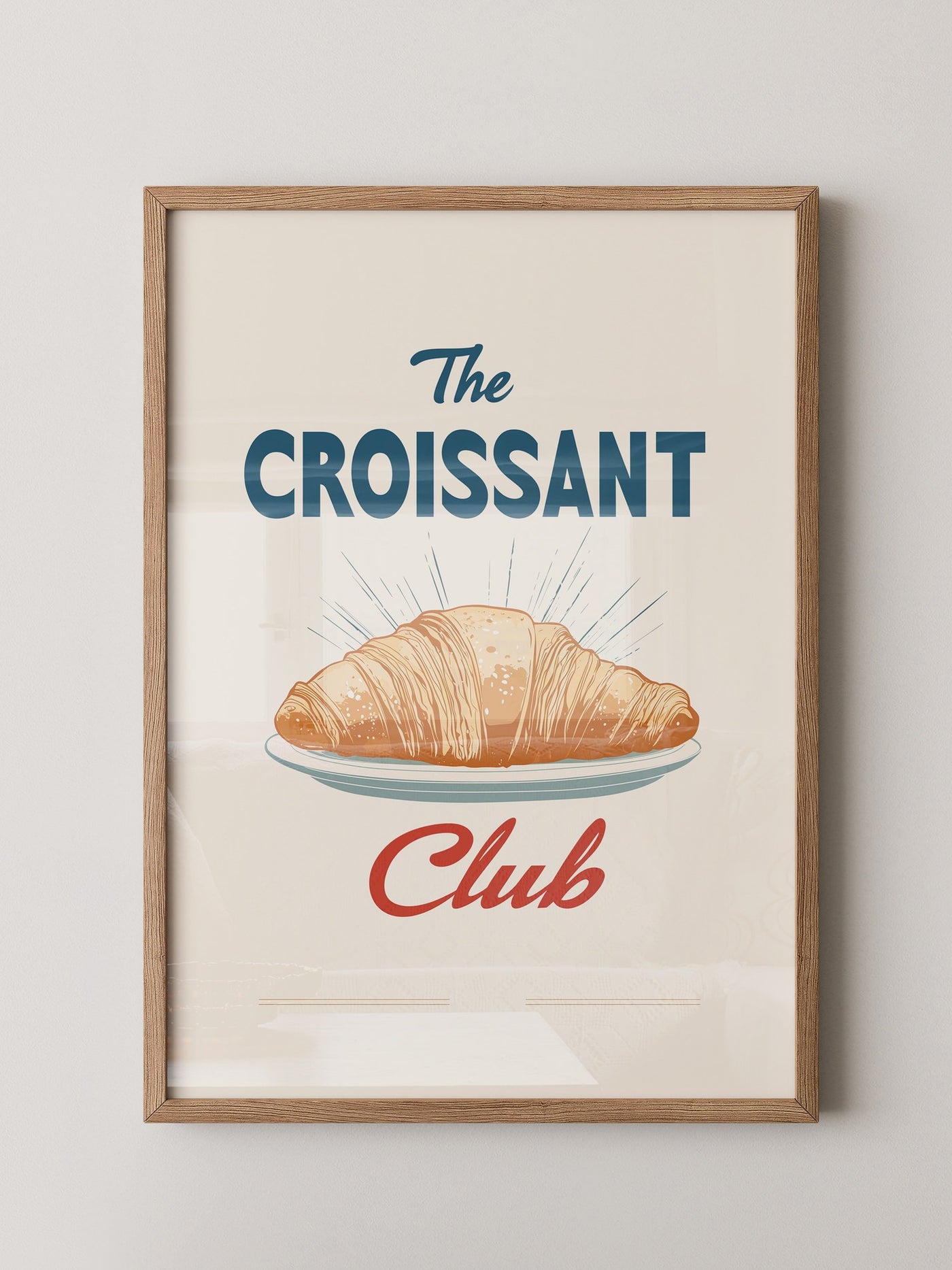Croissant Vintage Stil