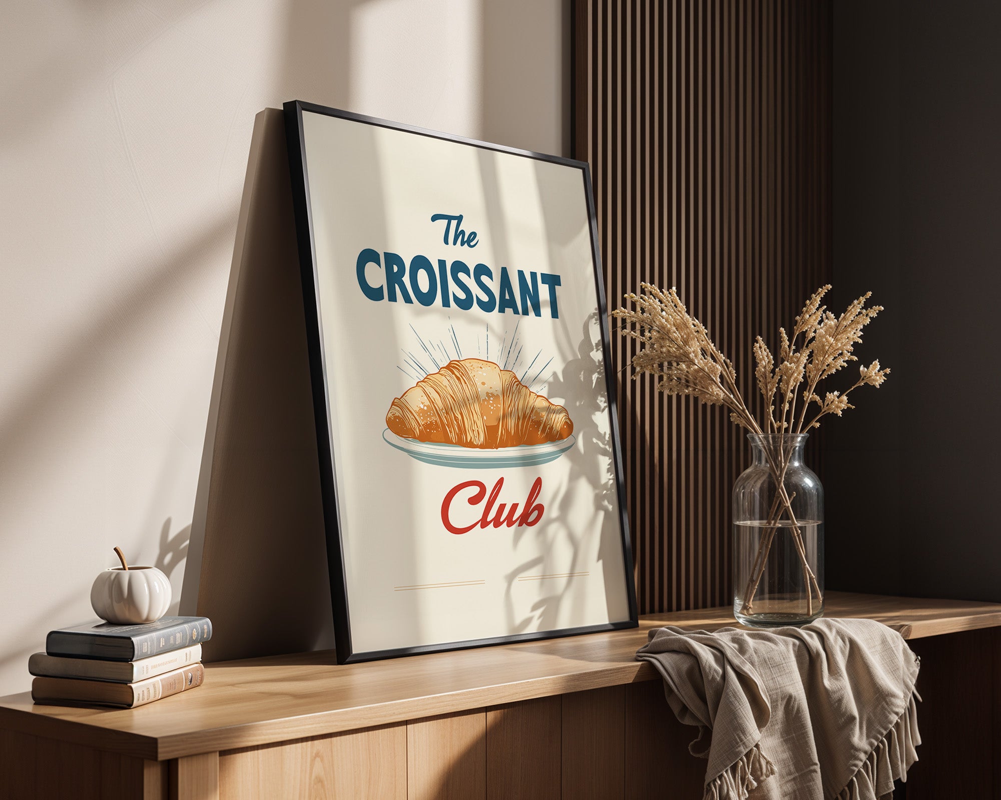 Croissant Vintage Stil