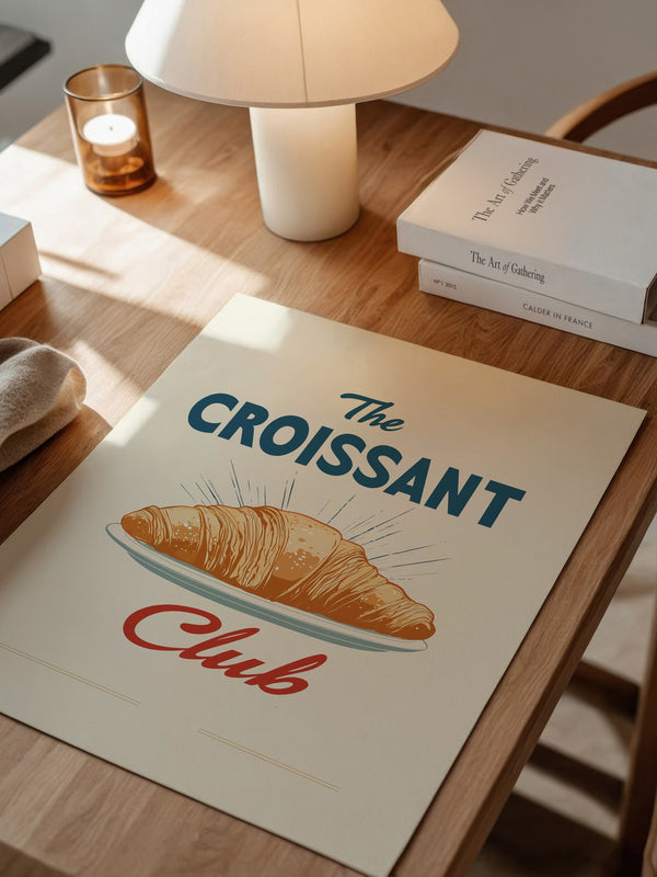Croissant Vintage Stil