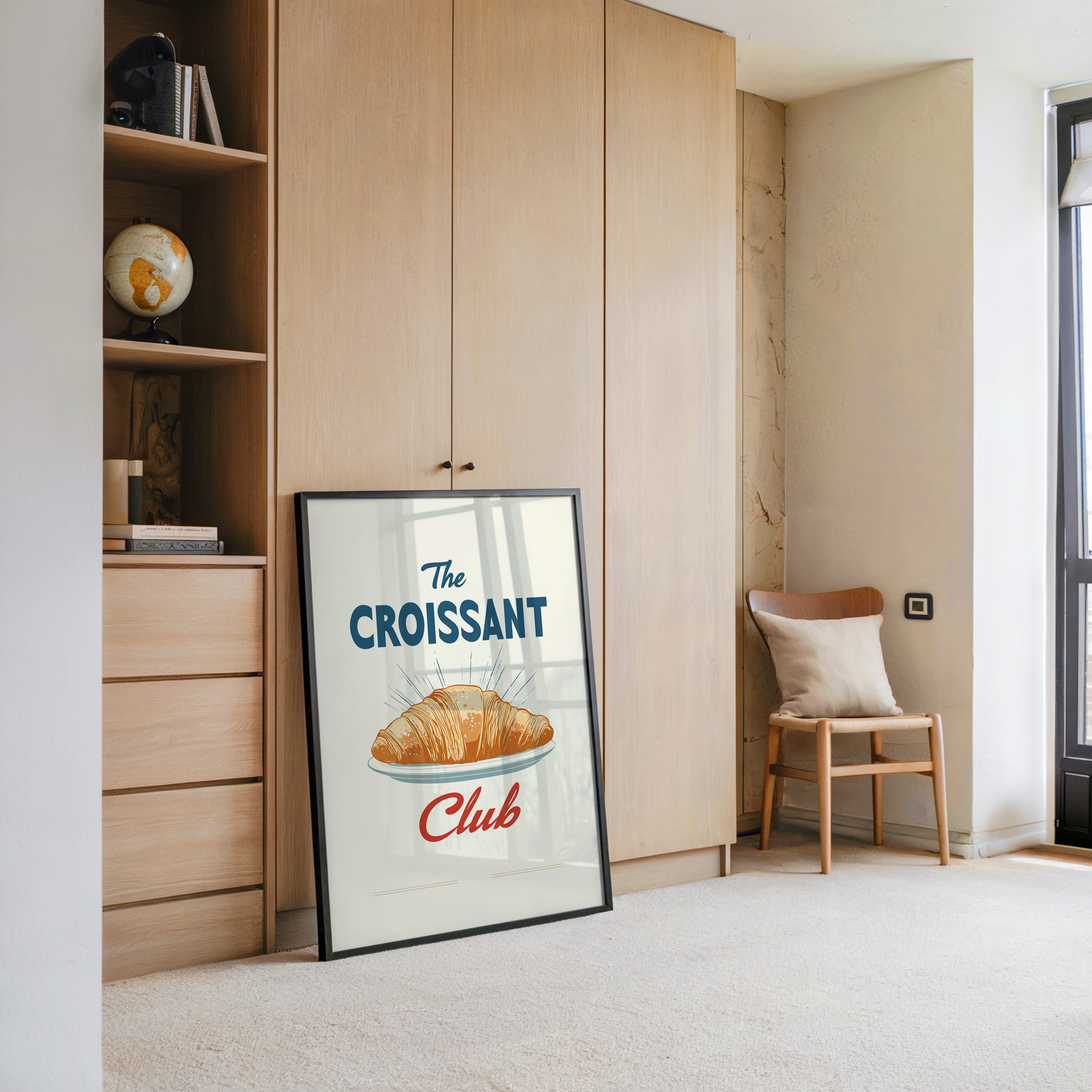 Croissant Vintage Stil