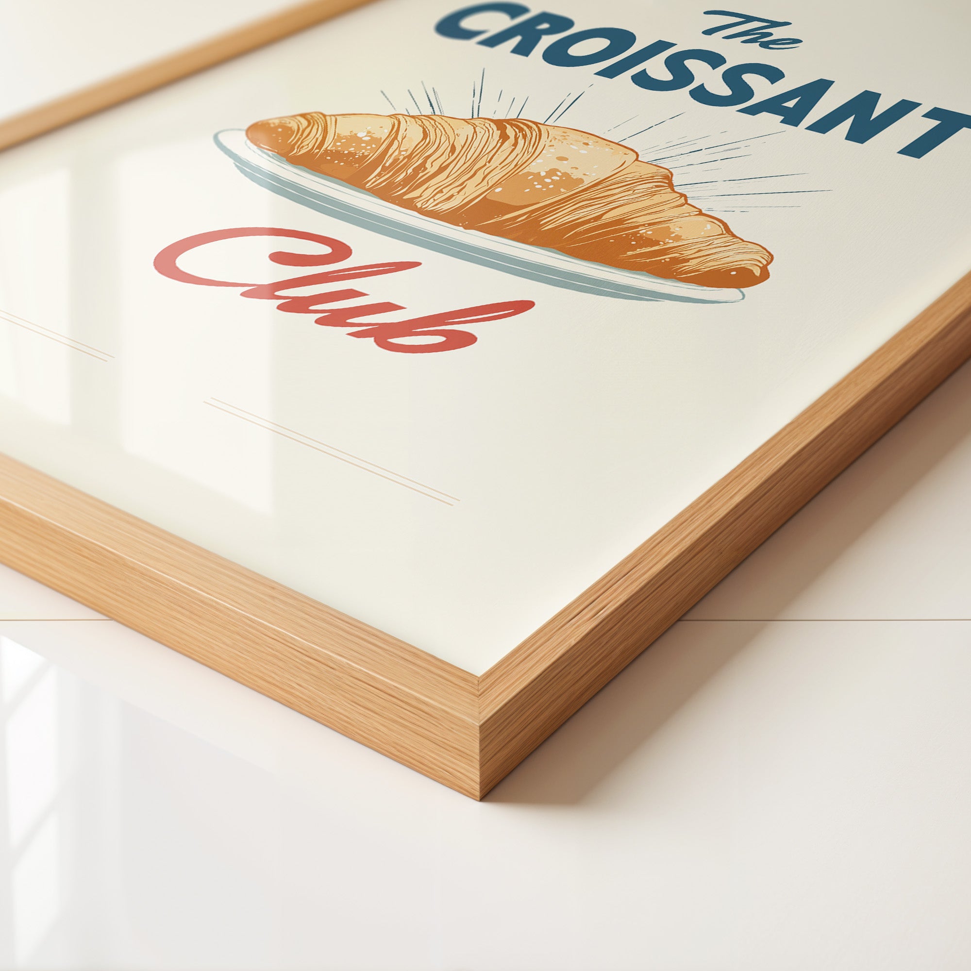 Croissant Vintage Stil