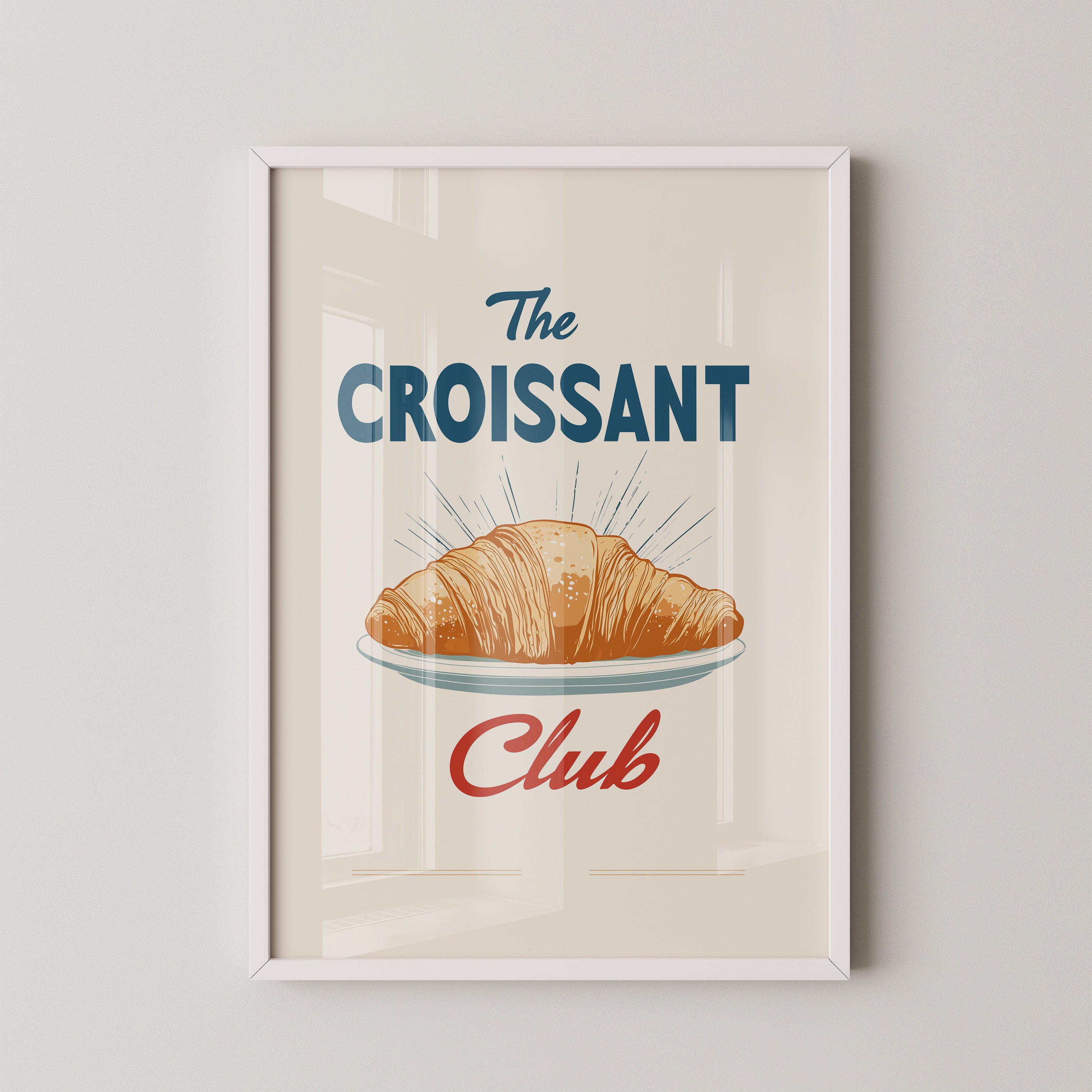 Croissant Vintage Stil