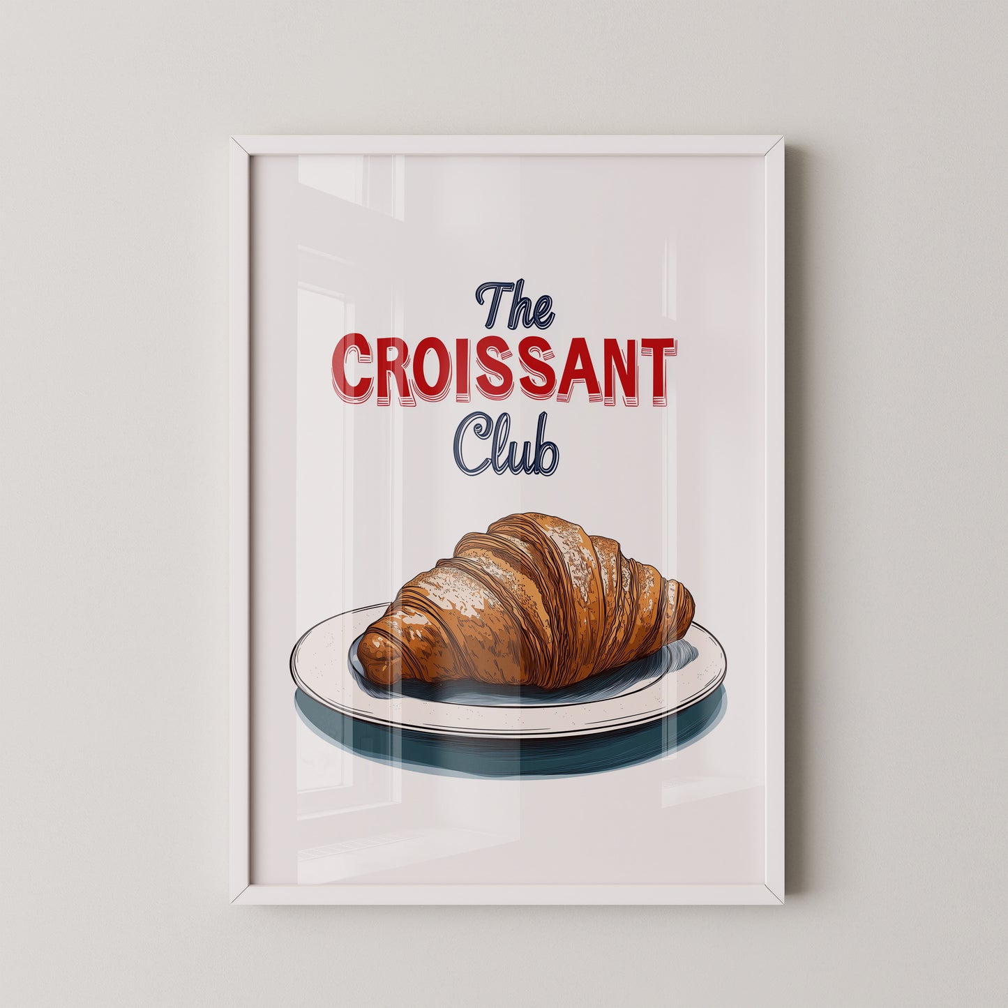 Croissant Club Retro-Stil