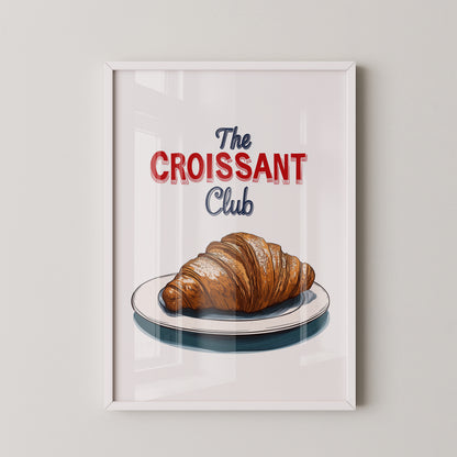 Croissant Club Retro-Stil