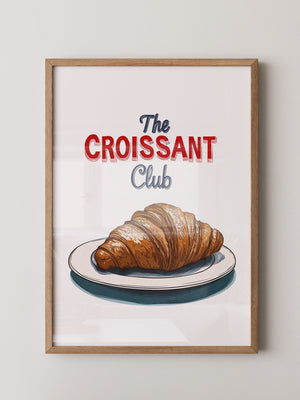 Croissant Club Retro-Stil