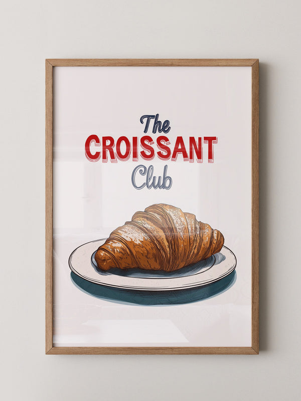 Croissant Club Retro-Stil