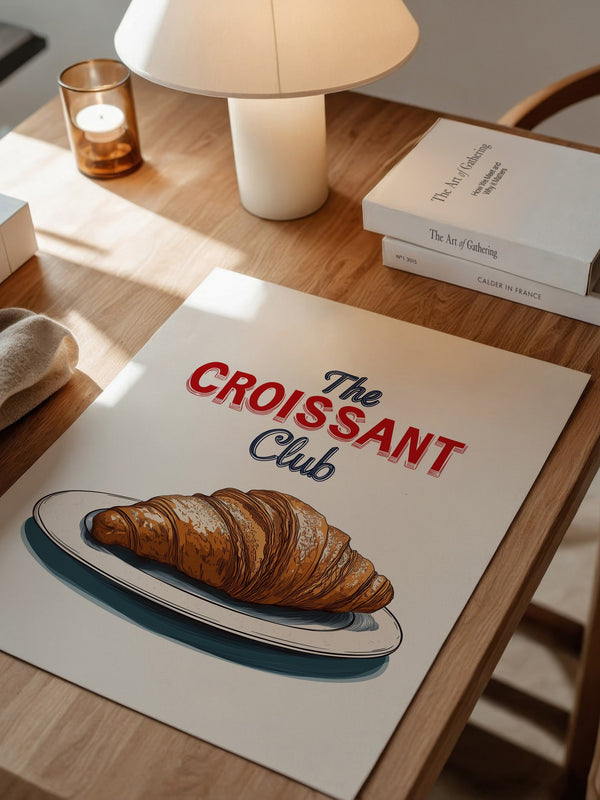 Croissant Club Retro-Stil
