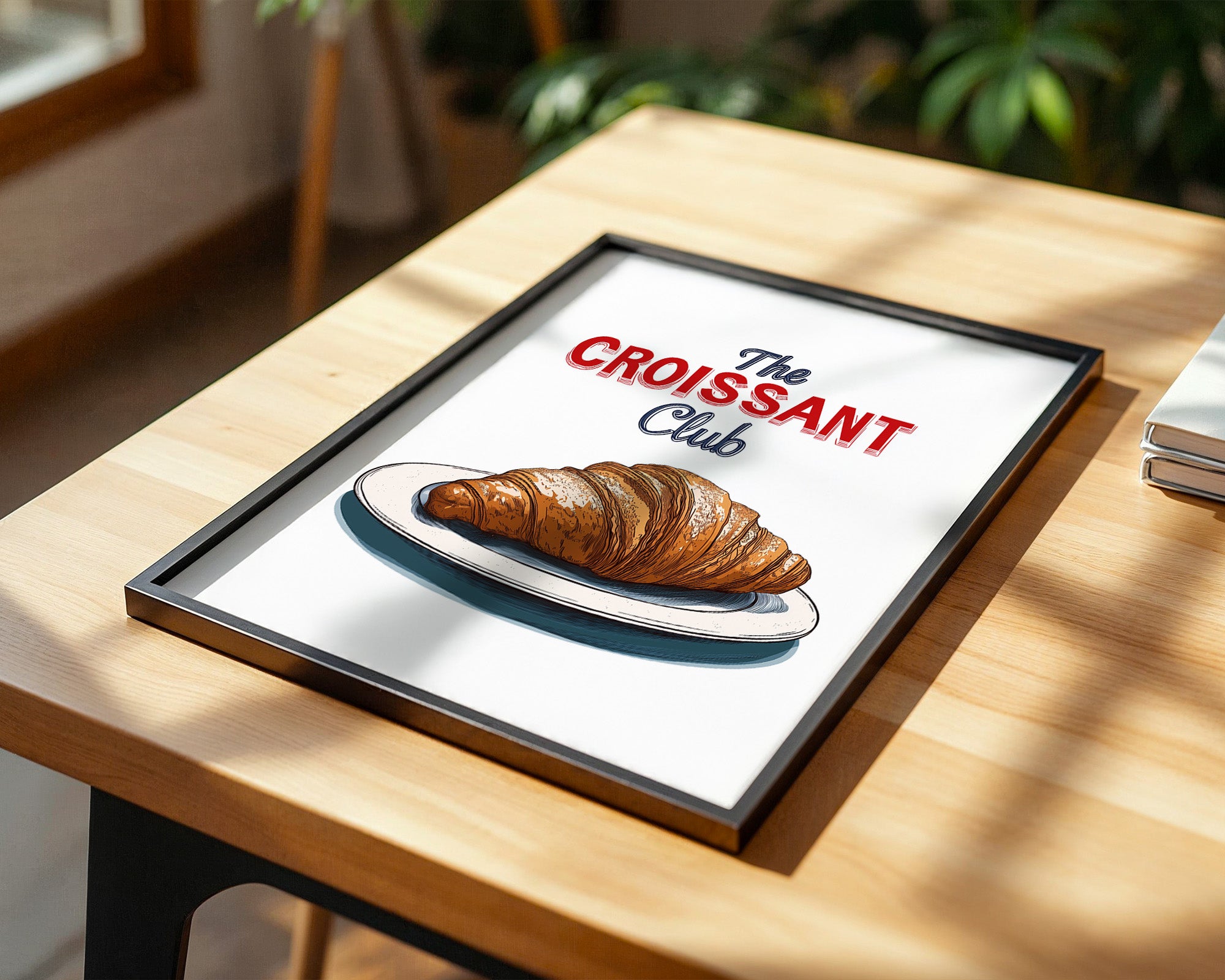 Croissant Club Retro-Stil