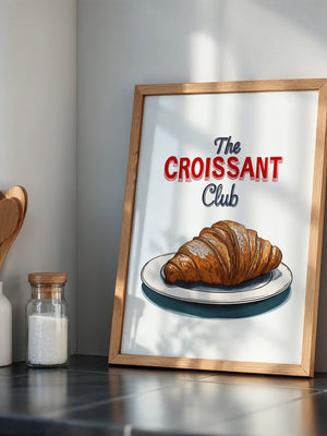 Croissant Club Retro-Stil