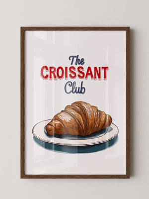 Croissant Club Retro-Stil