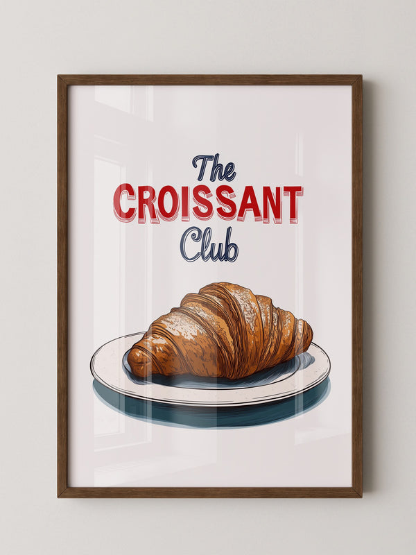 Croissant Club Retro-Stil