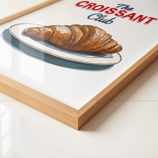 Croissant Club Retro-Stil
