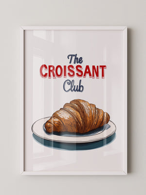 Croissant Club Retro-Stil