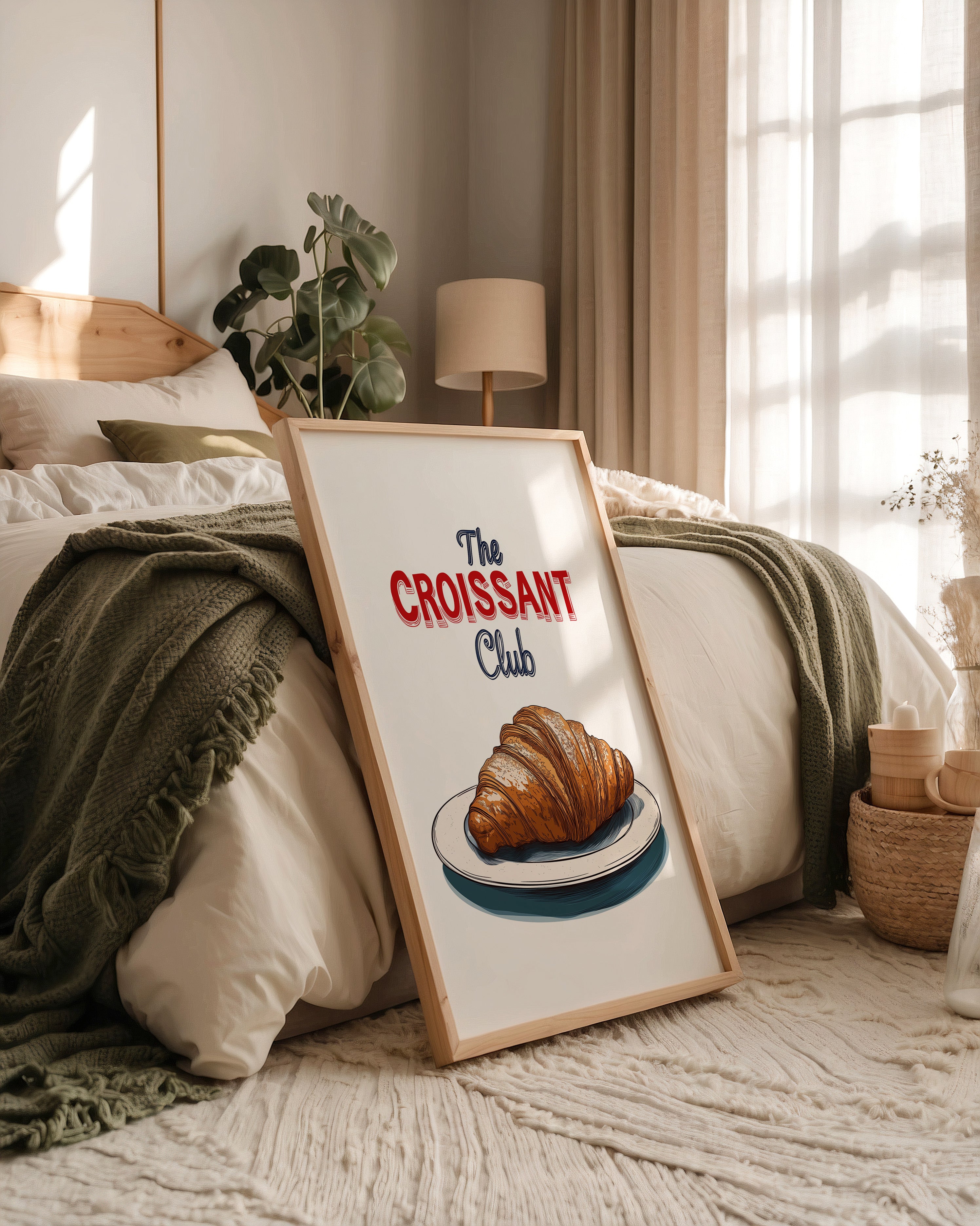 Croissant Club Retro-Stil