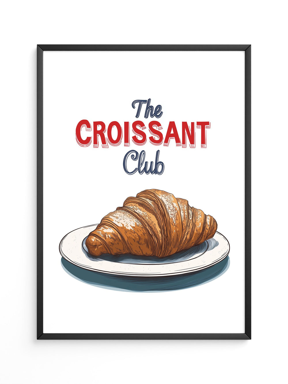 Croissant Club Retro-Stil