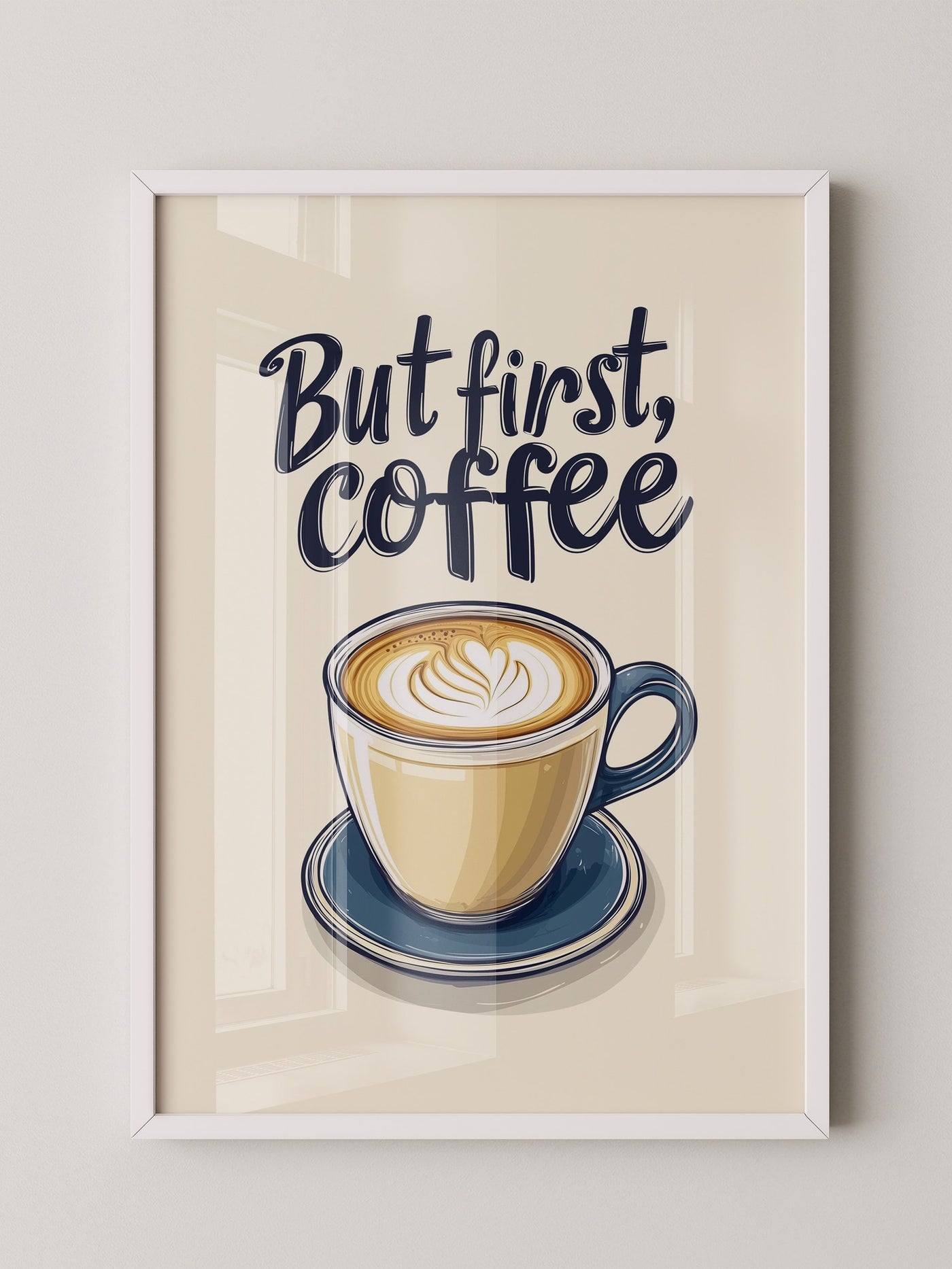 Kaffeetasse Illustration Vintage-Stil
