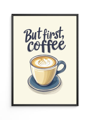 Kaffeetasse Illustration Vintage-Stil