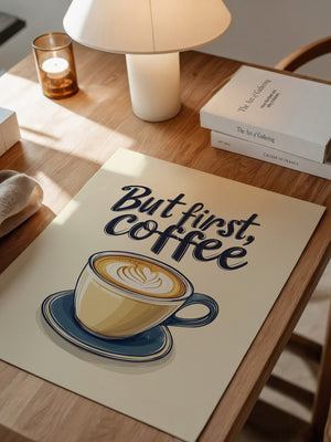 Kaffeetasse Illustration Vintage-Stil