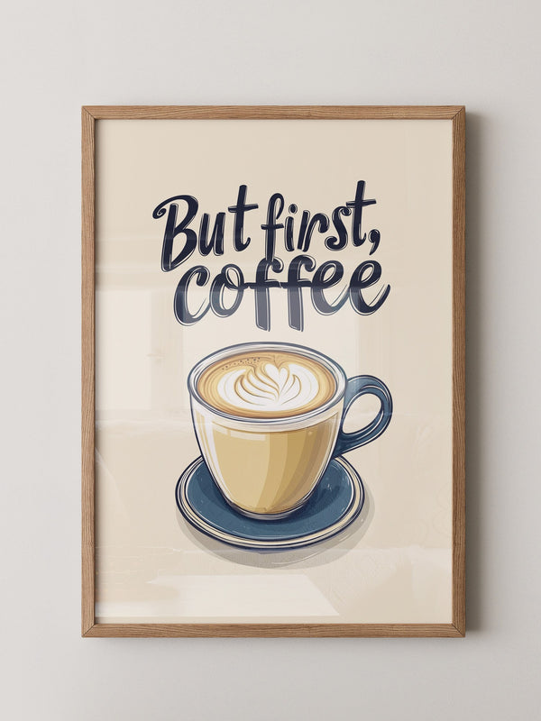 Kaffeetasse Illustration Vintage-Stil