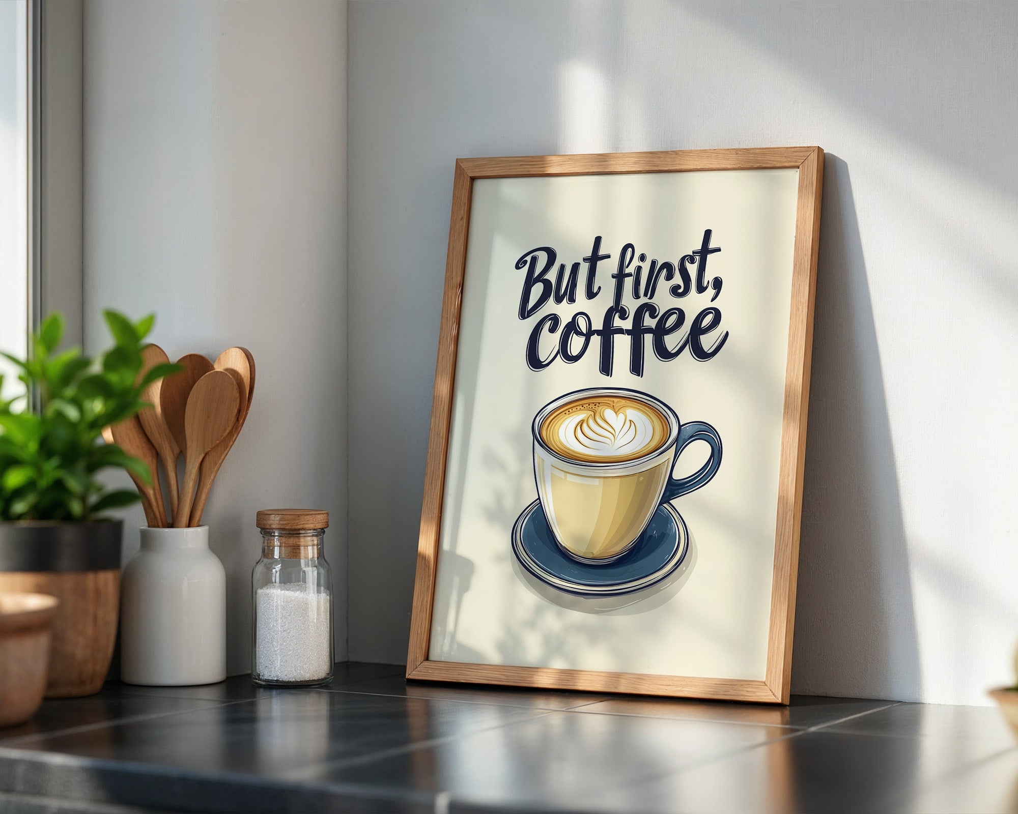 Kaffeetasse Illustration Vintage-Stil