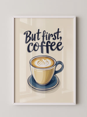 Kaffeetasse Illustration Vintage-Stil