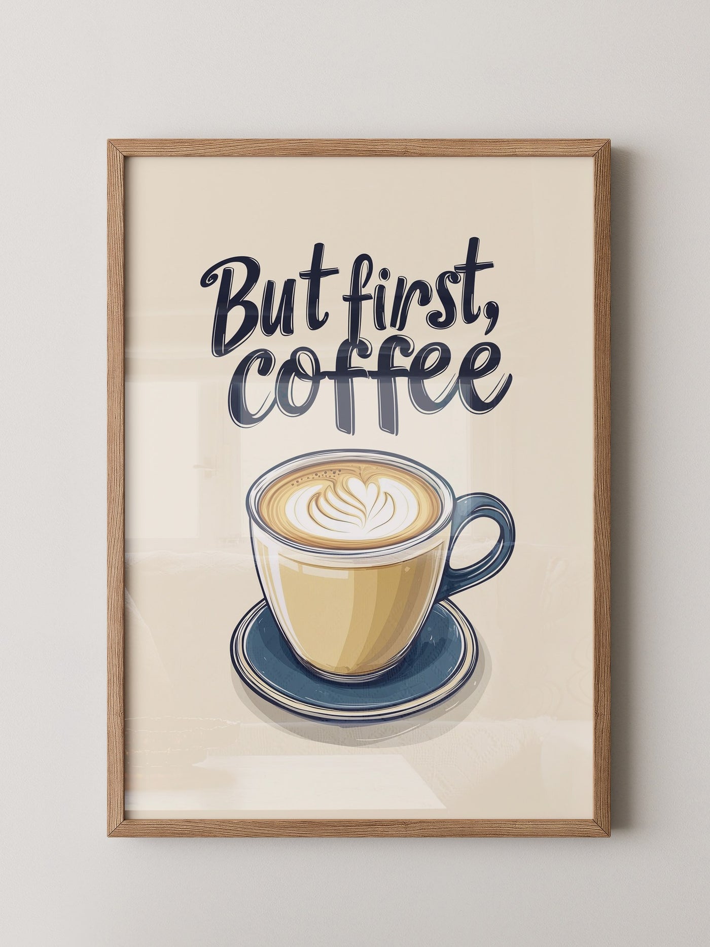 Kaffeetasse Illustration Vintage-Stil