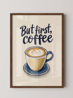 Kaffeetasse Illustration Vintage-Stil