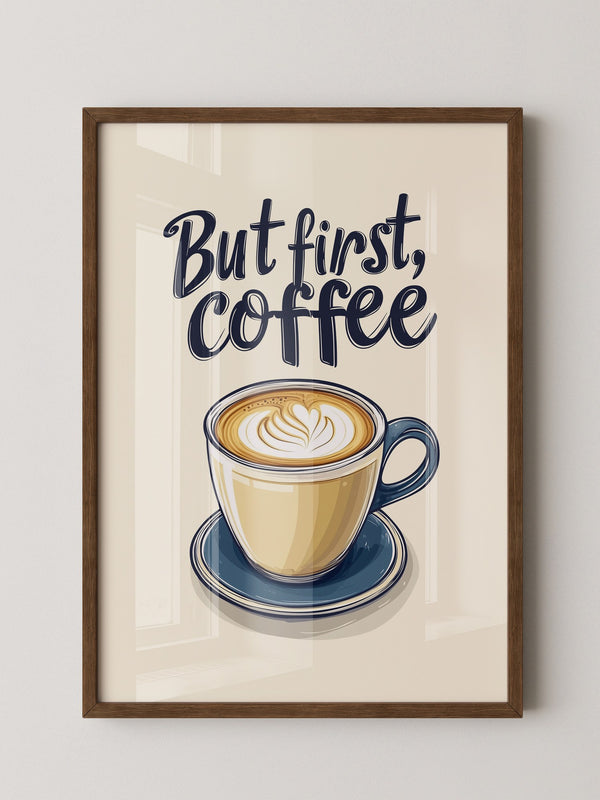 Kaffeetasse Illustration Vintage-Stil
