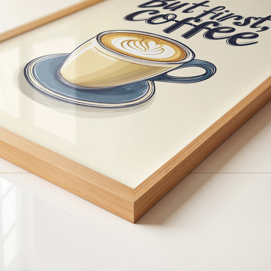 Kaffeetasse Illustration Vintage-Stil