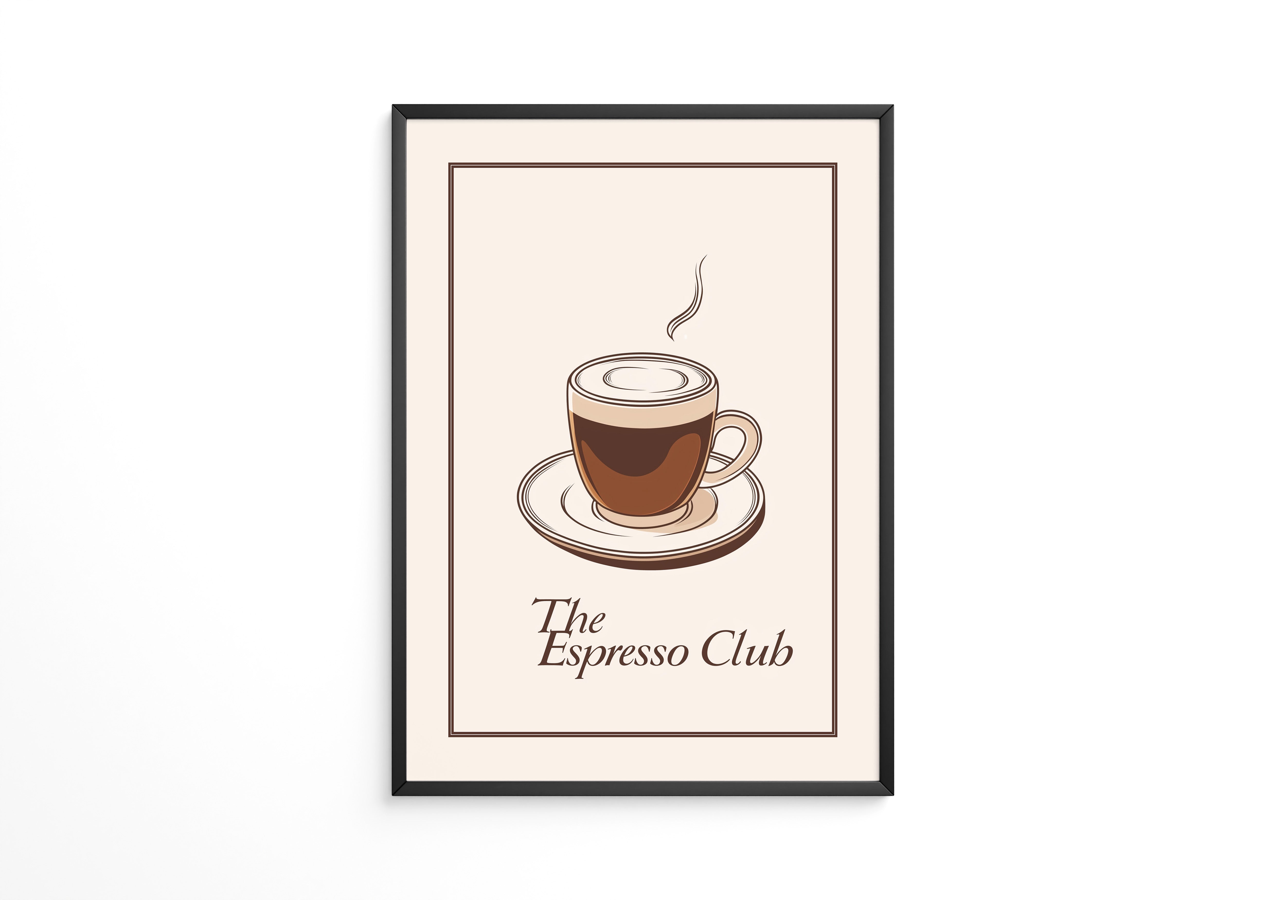 Espresso Tasse Minimalistisch