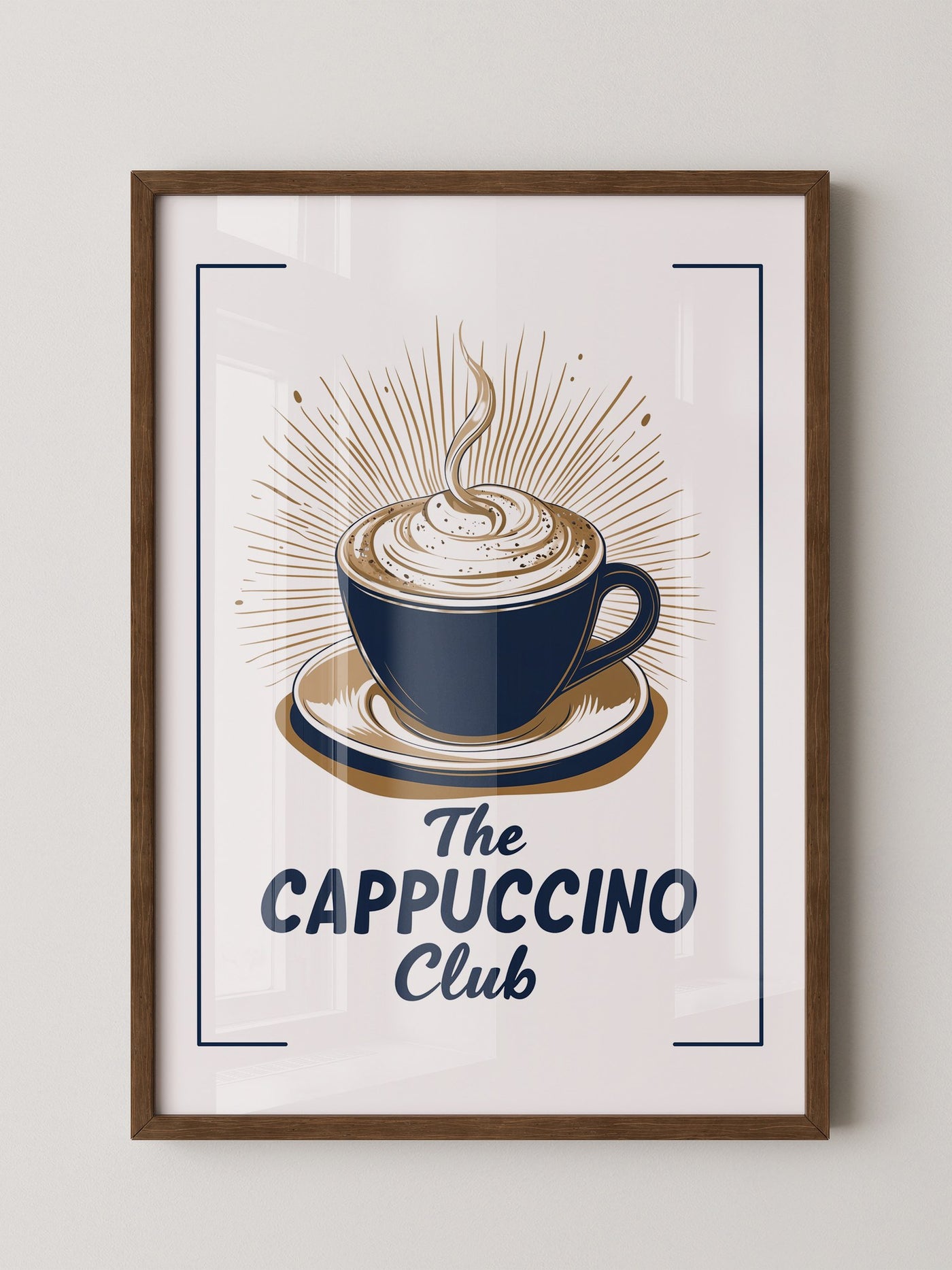 Cappuccino Tasse retro Grafik