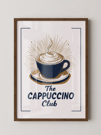 Cappuccino Tasse retro Grafik