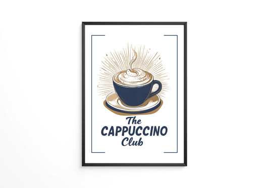 Cappuccino Tasse retro Grafik