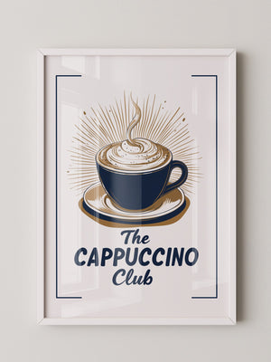 Cappuccino Tasse retro Grafik