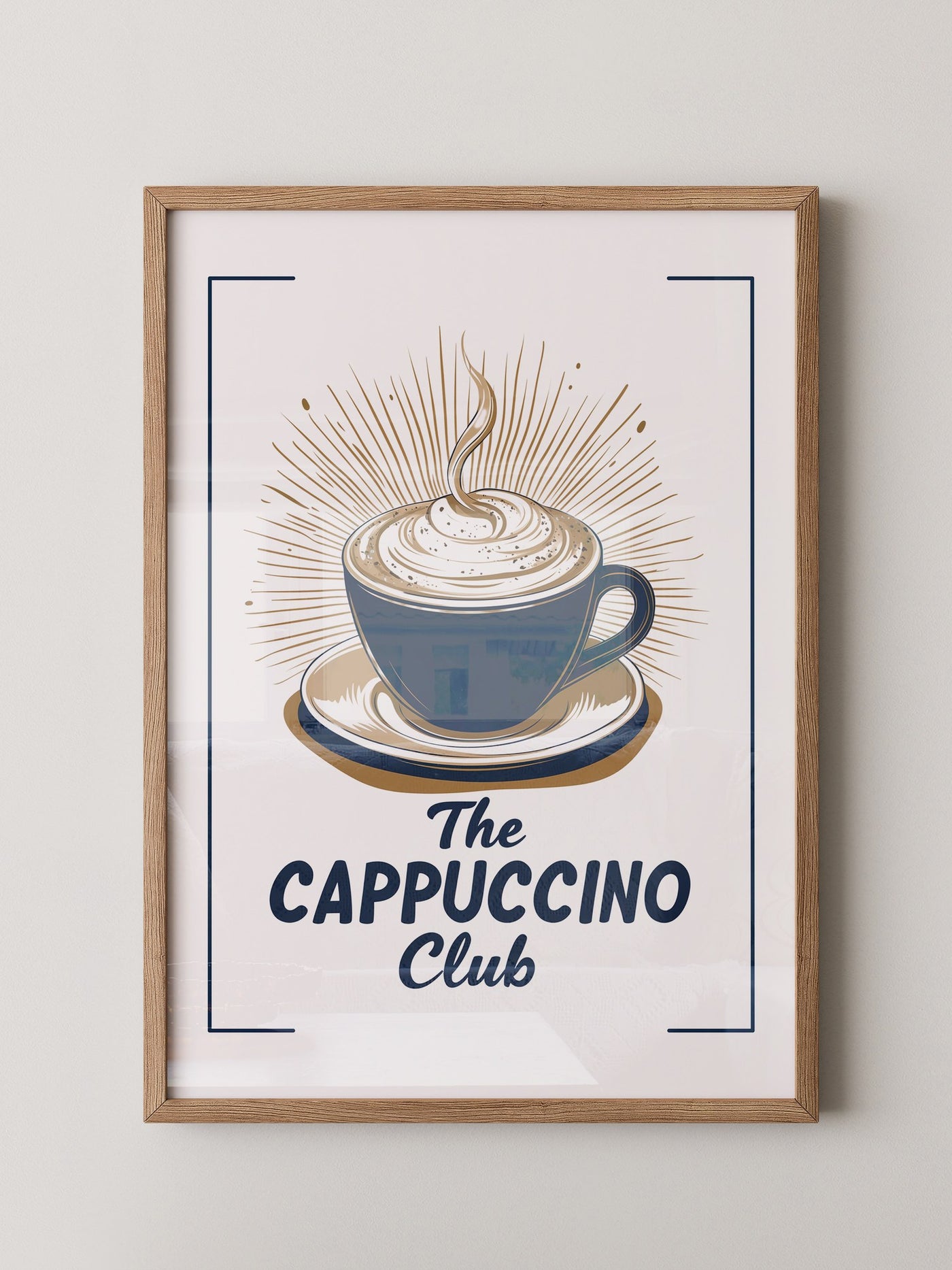 Cappuccino Tasse retro Grafik