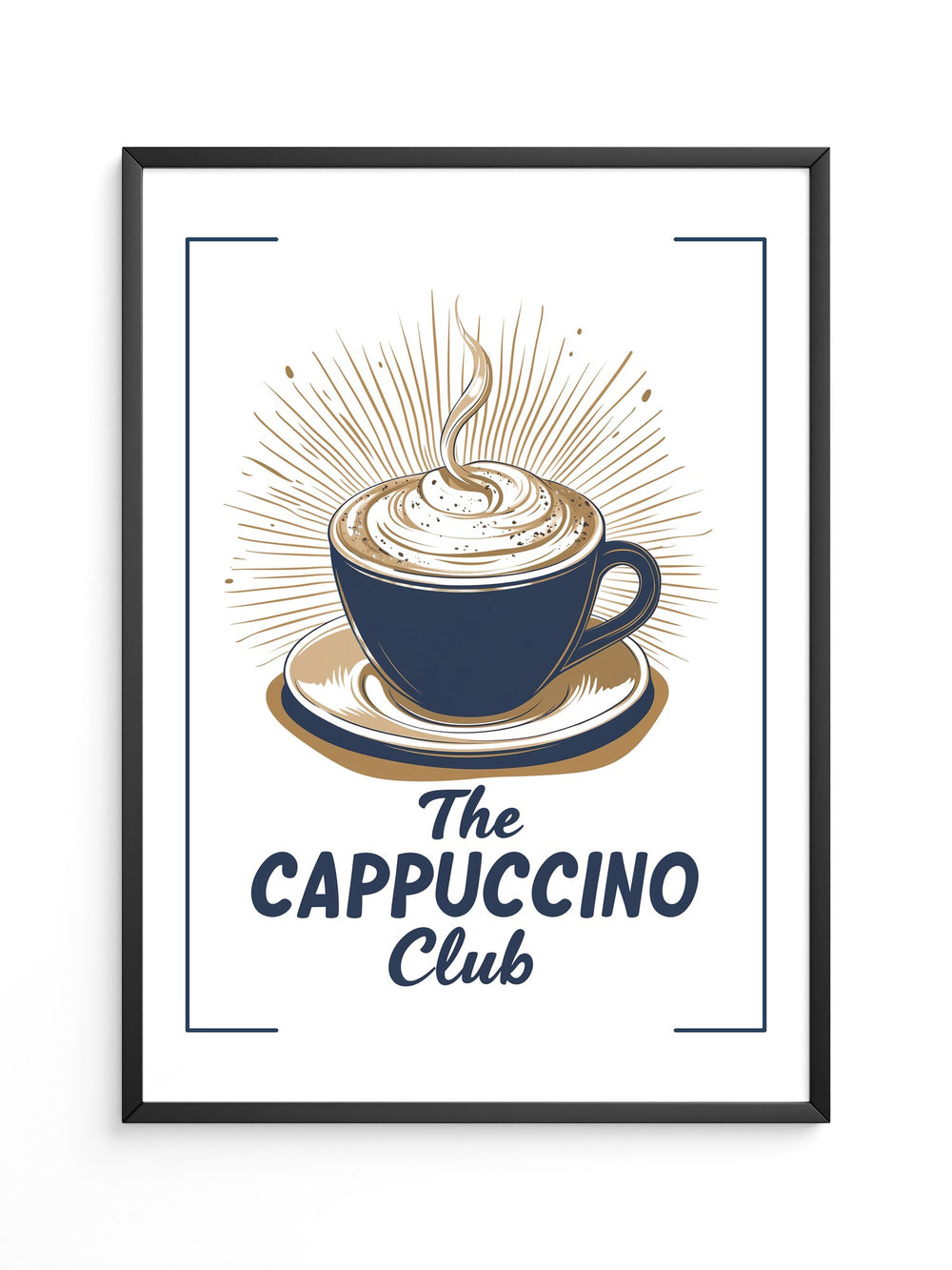 Cappuccino Tasse retro Grafik