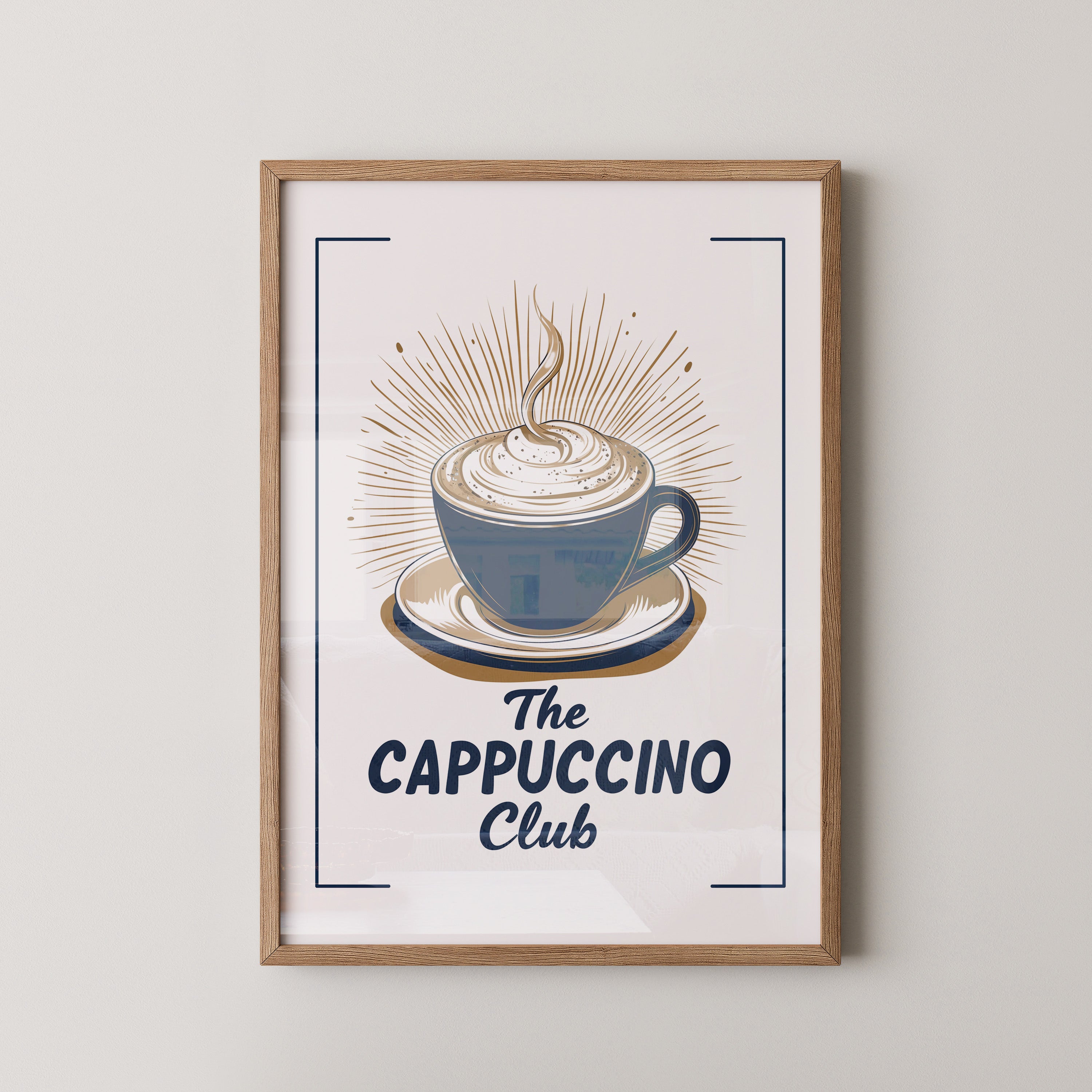 Cappuccino Tasse retro Grafik