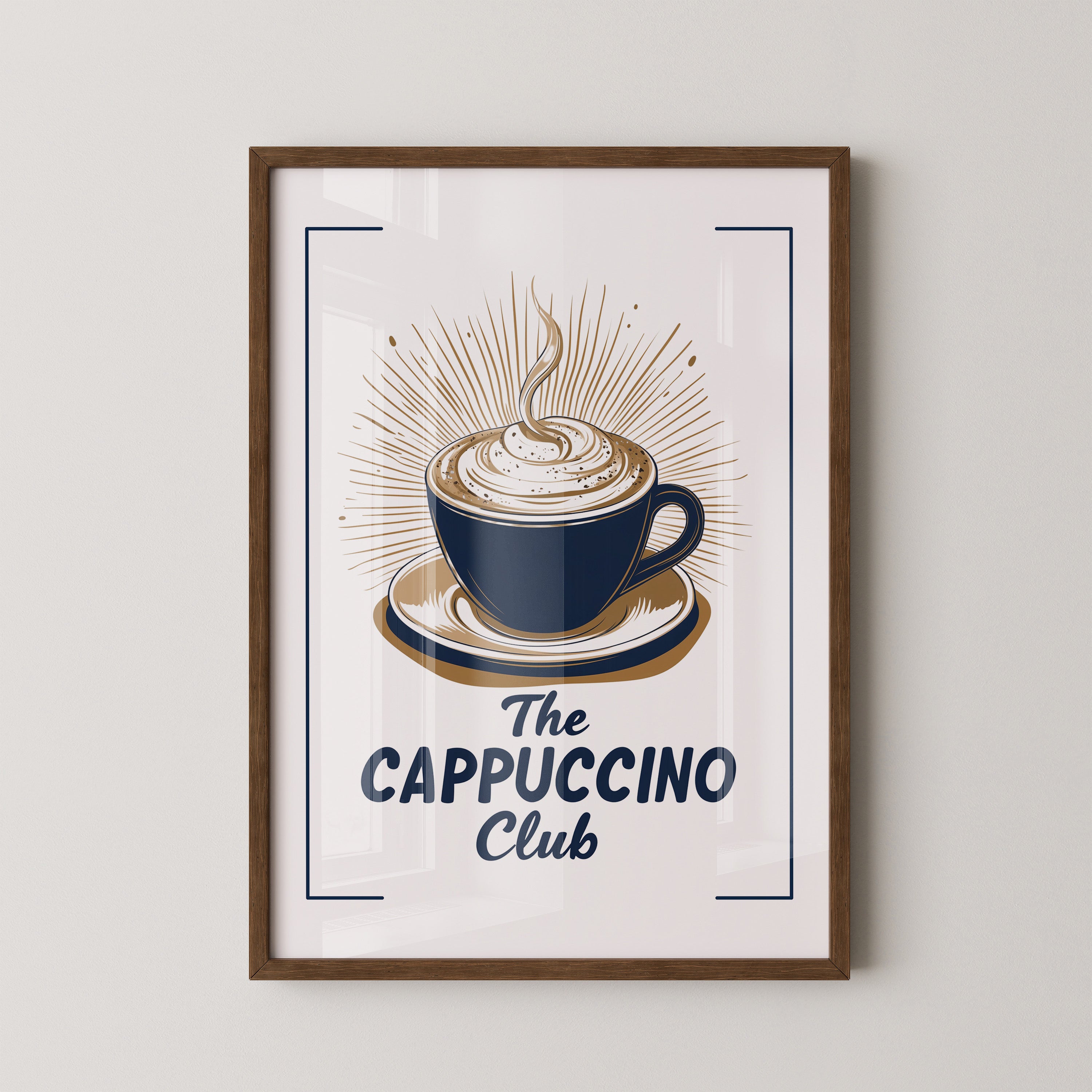 Cappuccino Tasse retro Grafik