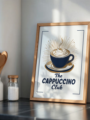 Cappuccino Tasse retro Grafik