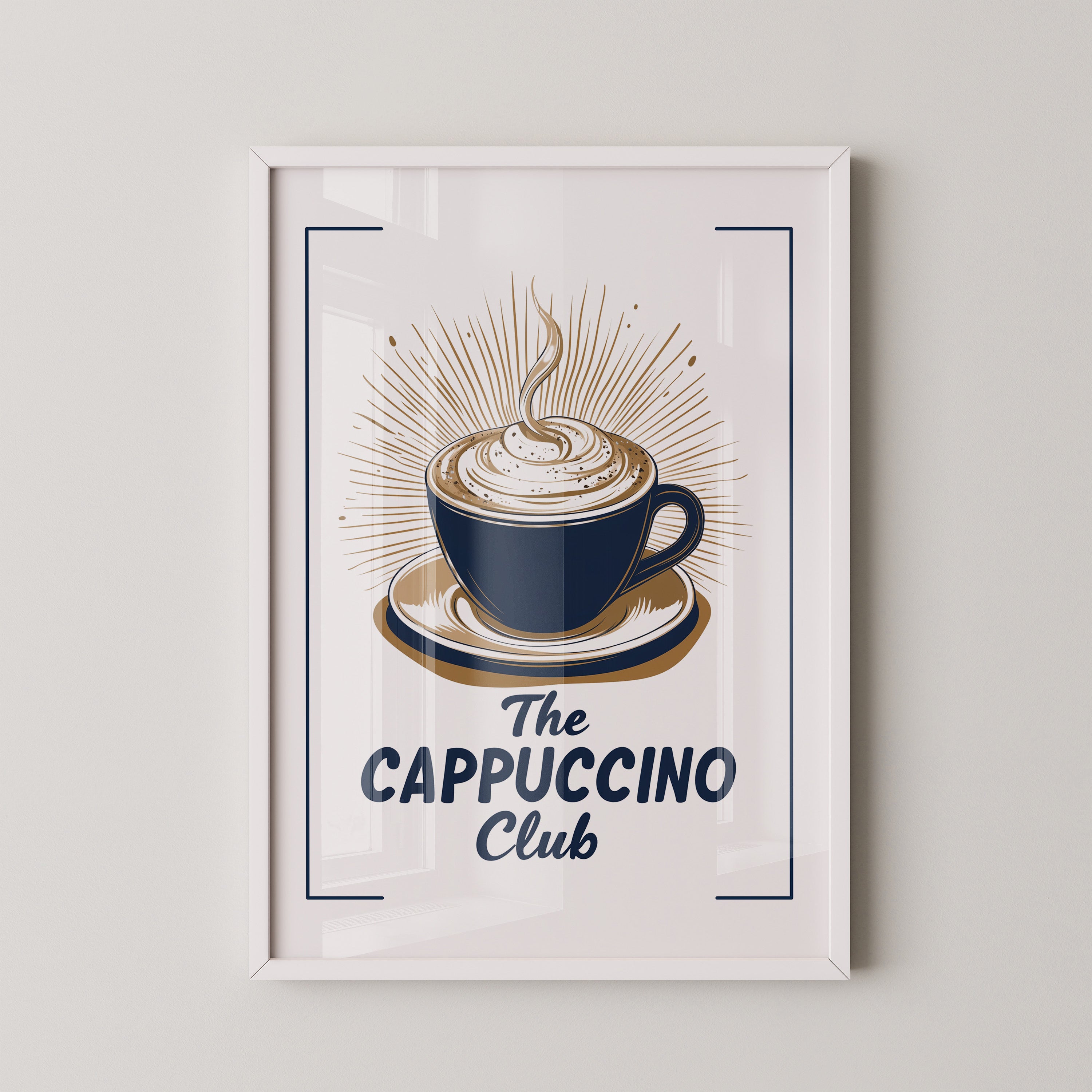 Cappuccino Tasse retro Grafik