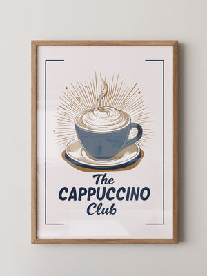 Cappuccino Tasse retro Grafik