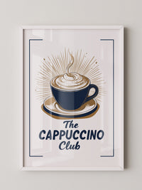 Cappuccino Tasse retro Grafik