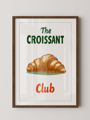 Croissant rustikal Grafik