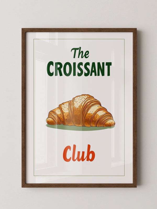 Croissant rustikal Grafik
